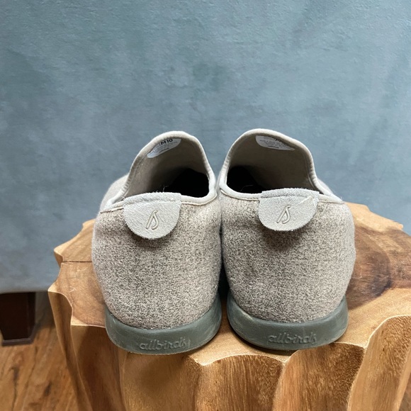Allbirds wool Loafers -size 10.  Tan upper and green sole. - Picture 4 of 7